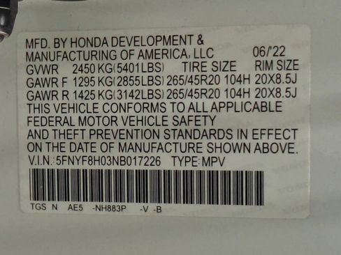 Used 2022 Honda Passport Elite image 65