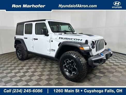 Used 2023 Jeep Wrangler Unlimited Rubicon 4xe w/ Cold Weather Group image 1