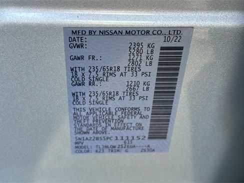 Used 2023 Nissan Murano SV image 53