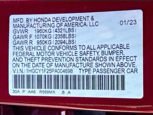 Used 2023 Honda Accord LX image 25