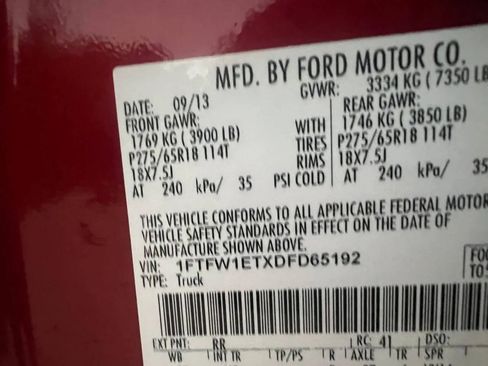 Used 2013 Ford F150 XLT w/ Luxury Equipment Group image 27