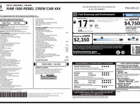 Used 2017 RAM 1500 Rebel w/ Luxury Group image 6