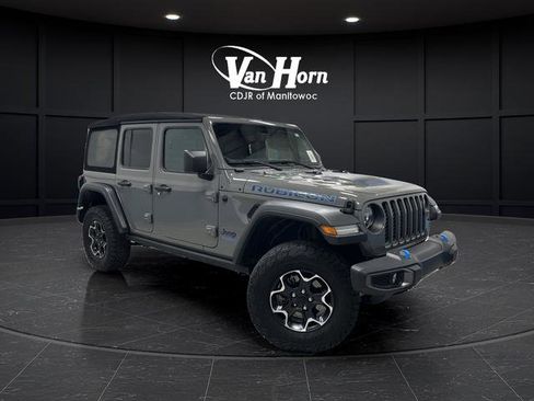 Used 2022 Jeep Wrangler Unlimited Rubicon 4xe w/ Cold Weather Group image 1