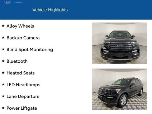 Used 2022 Ford Explorer XLT w/ Equipment Group 202A image 2
