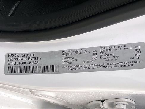 Used 2025 RAM 1500 Tradesman RWD image 58