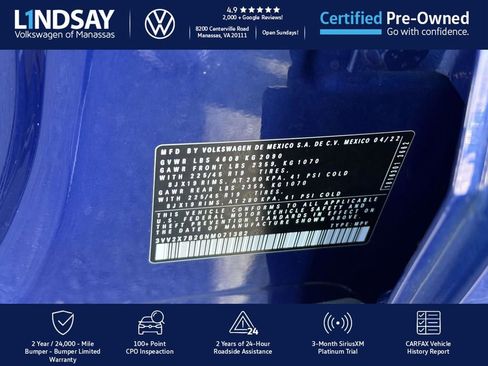 Certified 2022 Volkswagen Taos SEL image 26