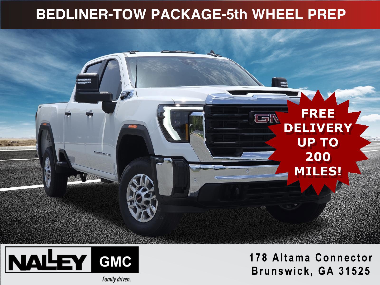 New 2026 GMC Sierra 2500 Pro w/ 1SA Pro Safety Plus Package AWD/4WD 360° Tour