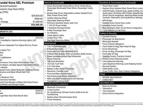 New 2026 Hyundai Kona SEL Premium AWD/4WD image 19
