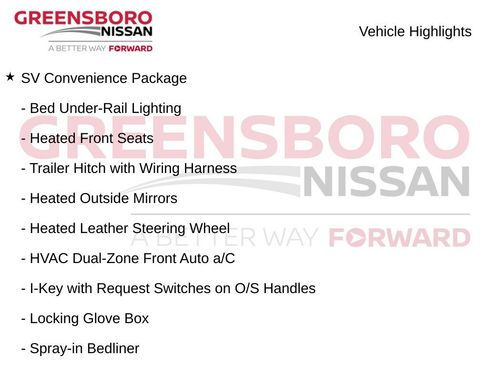 Certified 2026 Nissan Frontier SV w/ SV Convenience Package RWD image 9