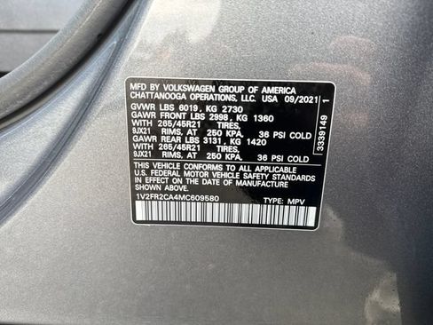 Used 2021 Volkswagen Atlas SEL Premium AWD/4WD image 17