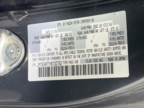 Used 2017 MAZDA MX-5 Miata RF Grand Touring image 28