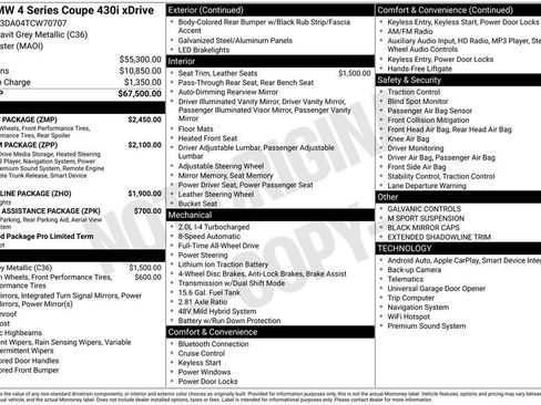 New 2026 BMW 430i xDrive Coupe w/ M Sport Package image 2