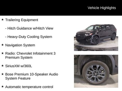 Used 2021 Chevrolet Traverse RS w/ LPO, Floor Liner Package image 13