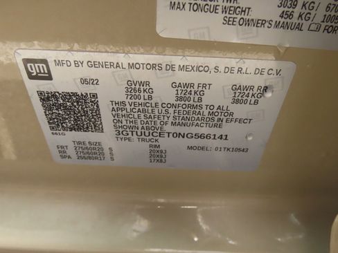 Used 2022 GMC Sierra 1500 Elevation AWD/4WD image 32