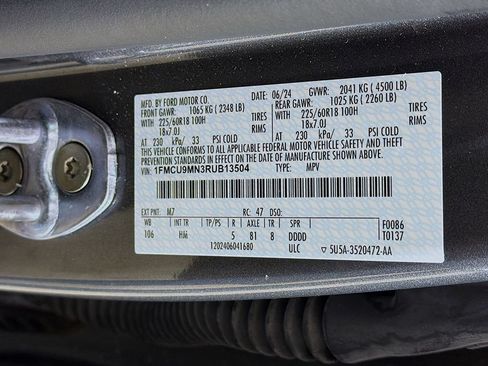 Used 2024 Ford Escape ST-Line w/ Tech Pack #1 AWD/4WD image 40