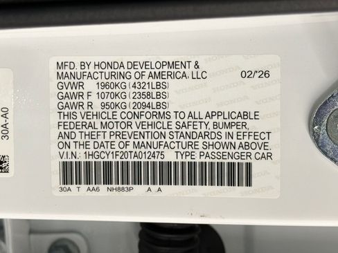 New 2026 Honda Accord LX image 20