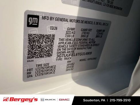 New 2026 GMC Sierra 1500 AT4X AWD/4WD image 37