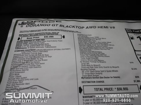 New 2026 Dodge Durango GT image 69