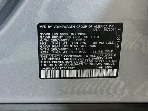 New 2026 Volkswagen Atlas SEL Premium R-Line image 34