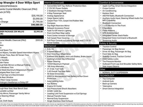 Used 2023 Jeep Wrangler Willys image 6