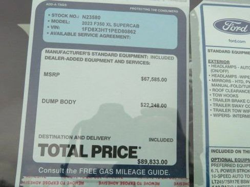 Used 2023 Ford F350 XL w/ Snow Plow Prep Package image 6