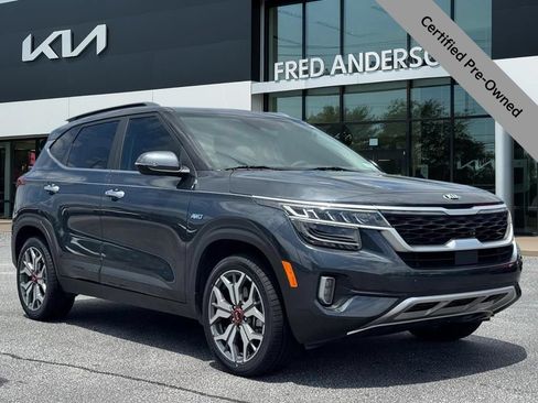 Certified 2021 Kia Seltos SX w/ SX Sunroof Package AWD/4WD image 1
