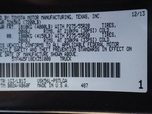 Used 2014 Toyota Tundra Limited image 43