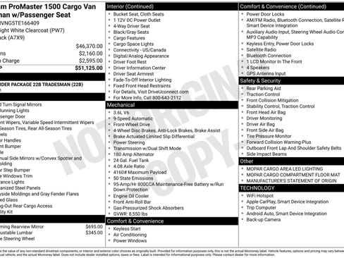 New 2026 RAM ProMaster 1500 FWD image 27