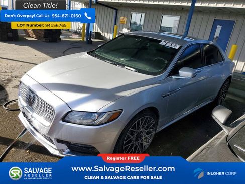 Used 2019 Lincoln Continental Premiere image 1