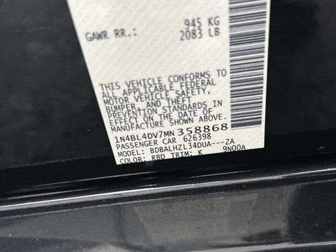 Used 2021 Nissan Altima 2.5 SV FWD image 35