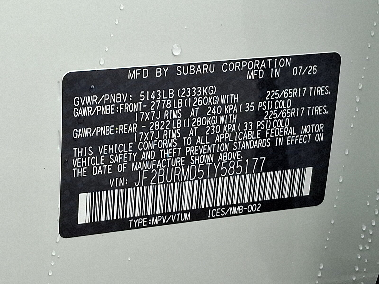 New 2026 Subaru Outback Wilderness AWD/4WD image 18