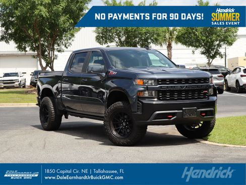 Used 2021 Chevrolet Silverado 1500 Custom Trail Boss w/ Safety Confidence Package AWD/4WD image 1