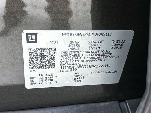 Used 2021 Chevrolet Tahoe LT image 37