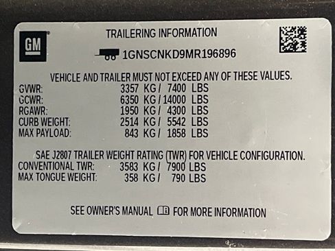 Used 2021 Chevrolet Tahoe LT image 73