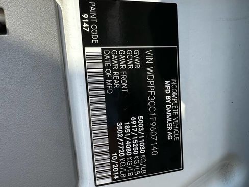 Used 2015 Freightliner Sprinter 3500 w/ Suspension Package I image 27