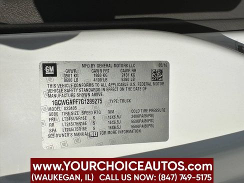 Used 2016 Chevrolet Express 2500 RWD image 23