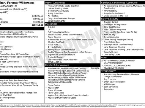 Used 2023 Subaru Forester Wilderness AWD/4WD image 6