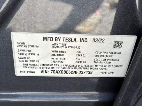 Used 2022 Tesla Model X Plaid AWD/4WD image 31
