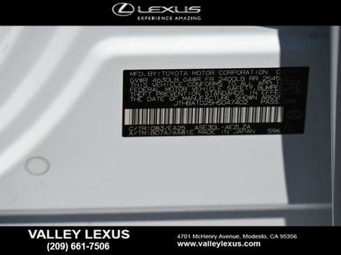 Used 2017 Lexus IS 200t F Sport w/ F Sport Package RWD image 8