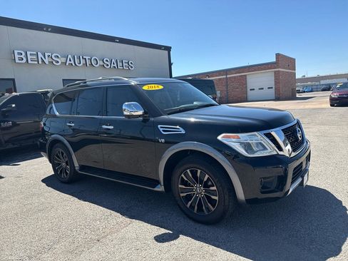 Used 2018 Nissan Armada Platinum w/ Captain Seat Package RWD image 4