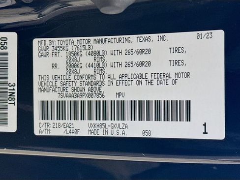 Used 2023 Toyota Sequoia Limited image 33