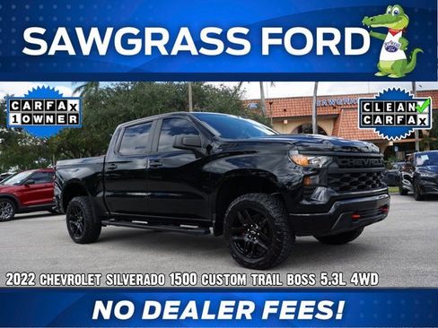 Used 2022 Chevrolet Silverado 1500 Custom Trail Boss image 1