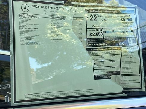 New 2026 Mercedes-Benz GLE 350 4MATIC image 32