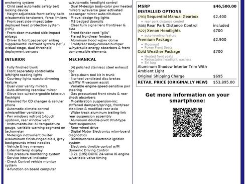 Used 2003 BMW M3 PREMIUM PKG / COLD WEATHER PKG image 64