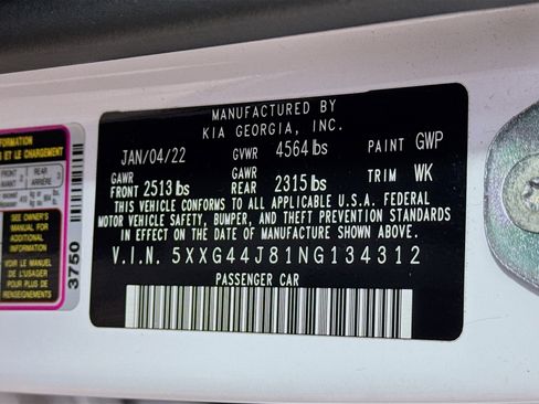 Used 2022 Kia K5 GT w/ GT1 Package image 32