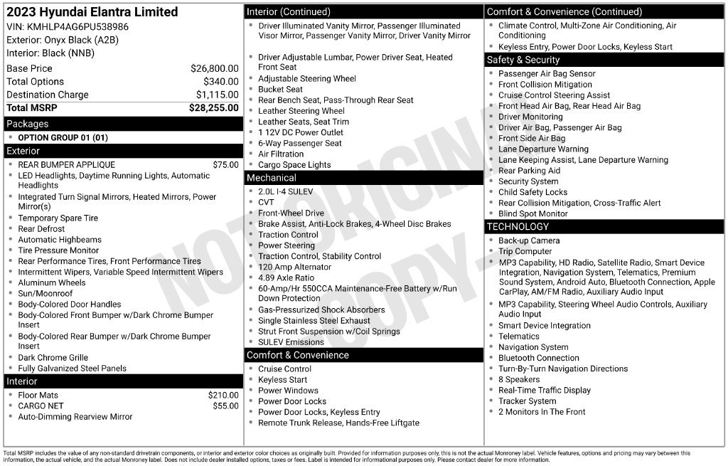 Used 2023 Hyundai Elantra Limited FWD image 24