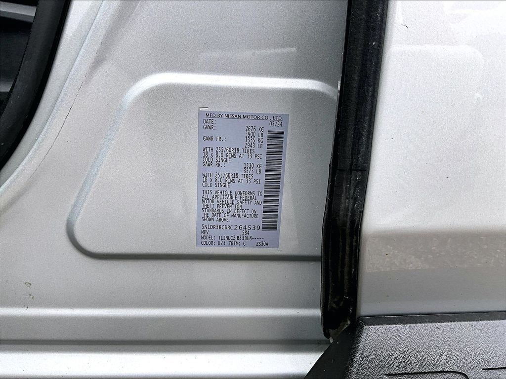 Certified 2024 Nissan Pathfinder SV w/ Cargo Package AWD/4WD image 36