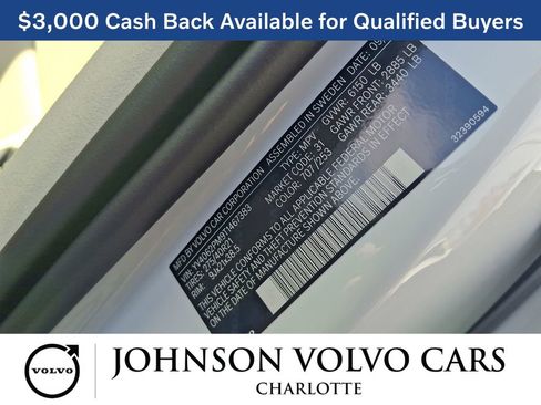 New 2026 Volvo XC90 B6 Ultra w/ Lounge Package image 10