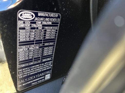 New 2025 Land Rover Range Rover Velar S image 19