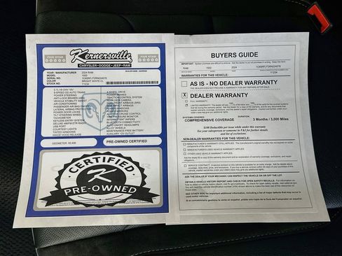 Used 2024 RAM 1500 Laramie AWD/4WD image 37